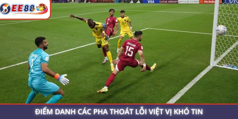 Điểm danh các pha thoát lỗi việt vị khó tin
