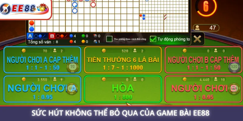 Sức hút không thể bỏ qua của game bài EE88 